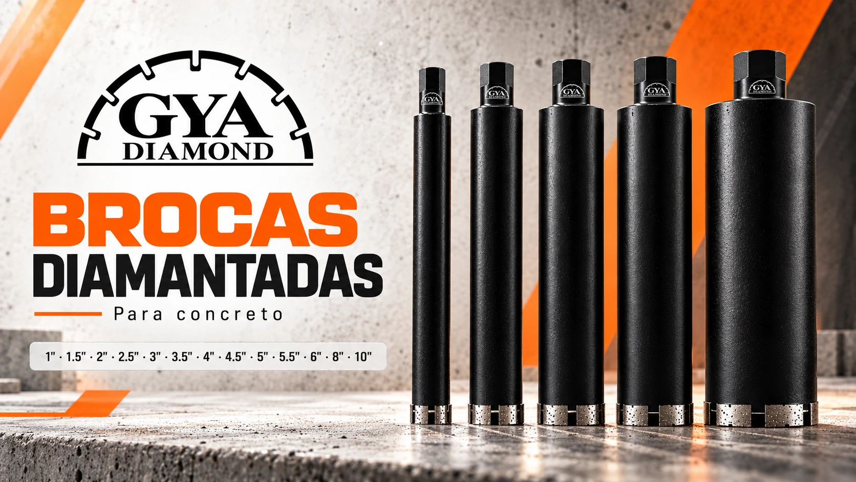 Presentación de la línea de brocas diamantadas GYA DIAMOND